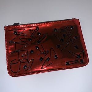 NARS Riot Red Metallic Safety Pin Pouch